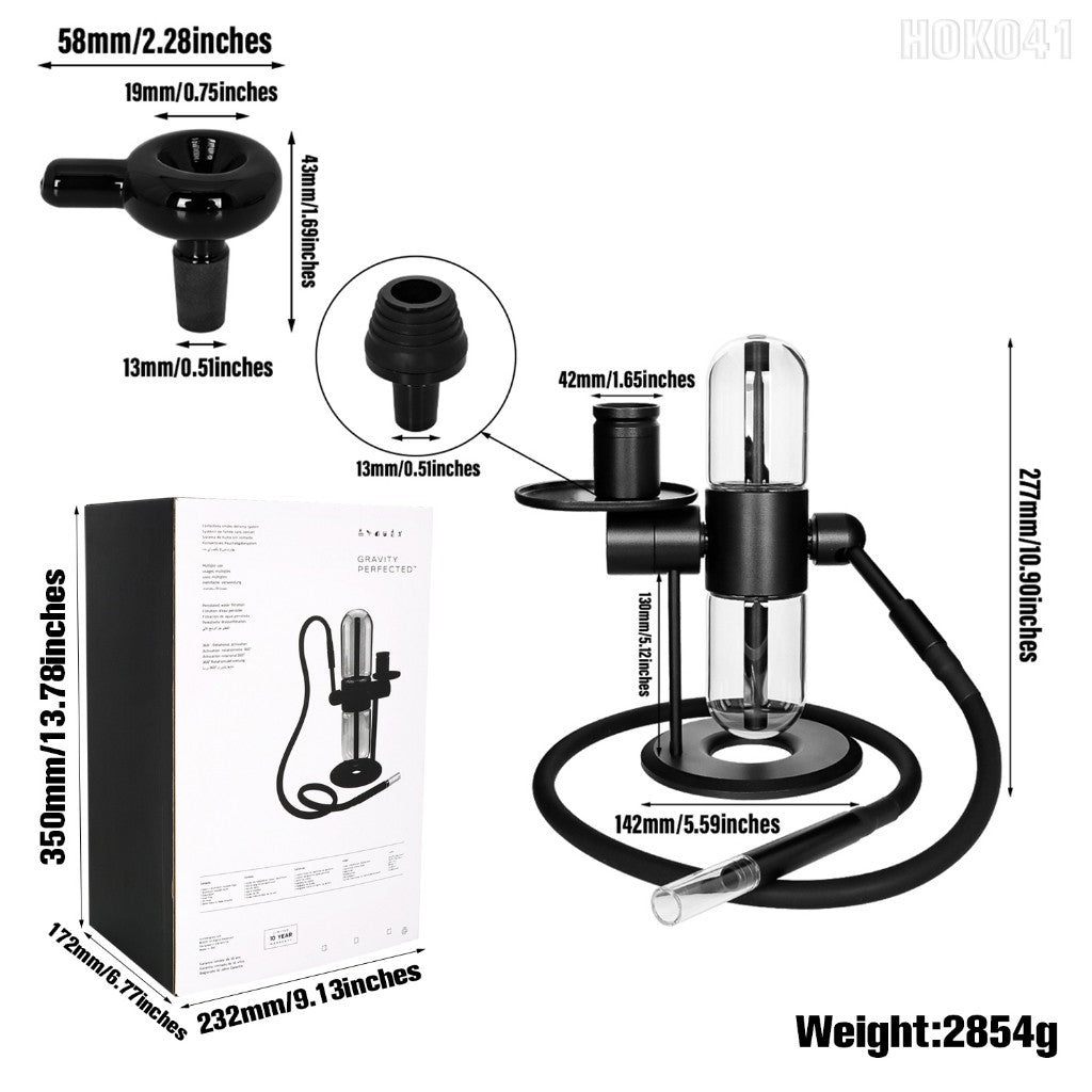 (พร้อมส่ง) Stundenglass รุ่น Kompact Gravity Bong บ้องสูญญากาศรุ่นพกพา รับประกัน 1 ปี aa