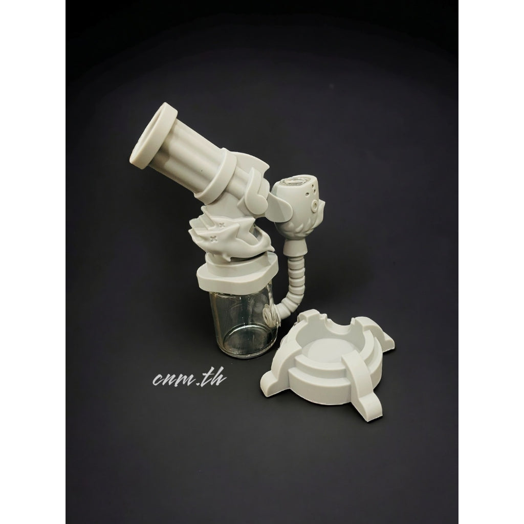 (พร้อมส่ง) ซิลิโคน บ้องแก้ว การ์ตูน คัพสายเขียว วิทยาศาสตร์ โจ๋ข้อต่อน่าสะสม