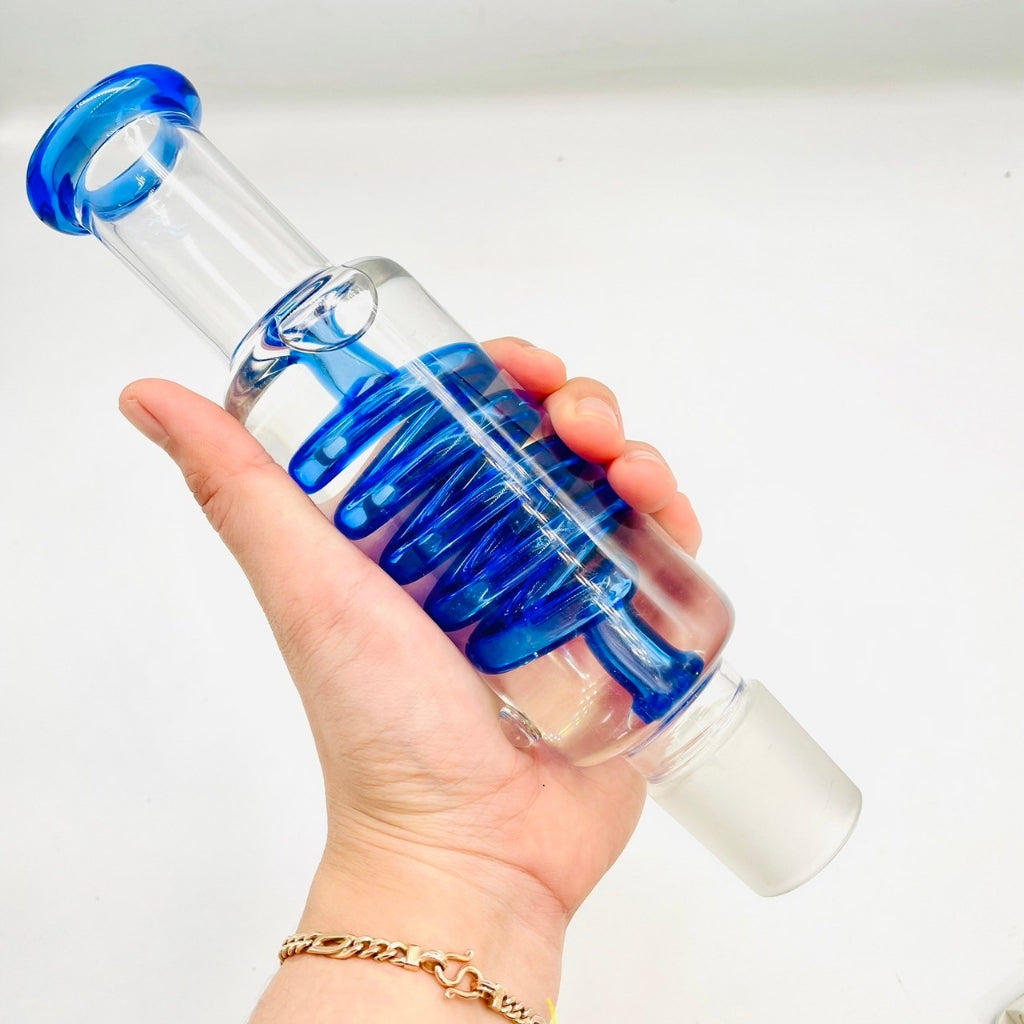 (พร้อมส่ง) บ้องแก้ว  แกะสลักลายใบไม้บินอย่างดี  คัพสายเขียววิทยาศาสตร์ โจ๋ข้อต่อ