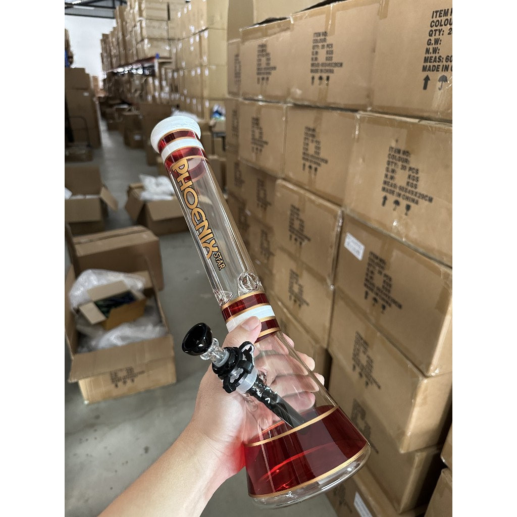 Phoenix Star บ้องแก้ว35CM  ขนาดใหญ่  คัพสายเขียว หลอดวิทยาศาสตร์ โจ๋ข้อต่อน่าสะสม14MM