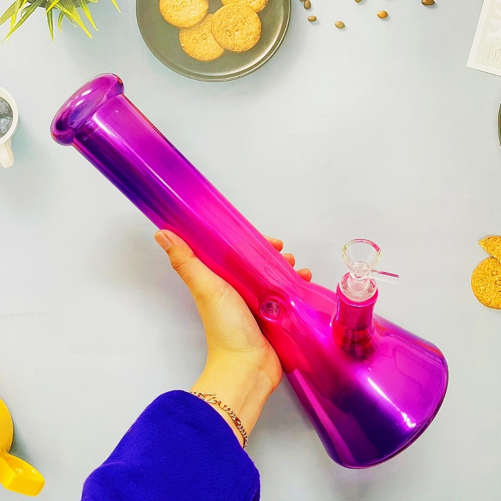(พร้อมส่ง) บ้องแก้ว35CM  ขนาดใหญ่  คัพสายเขียว หลอดวิทยาศาสตร์ โจ๋ข้อต่อน่าสะสม14MM XYX01
