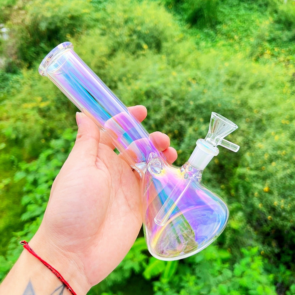 (พร้อมส่ง) บ้องแก้ว35CM  ขนาดใหญ่  คัพสายเขียว หลอดวิทยาศาสตร์ โจ๋ข้อต่อน่าสะสม14MM XYX01