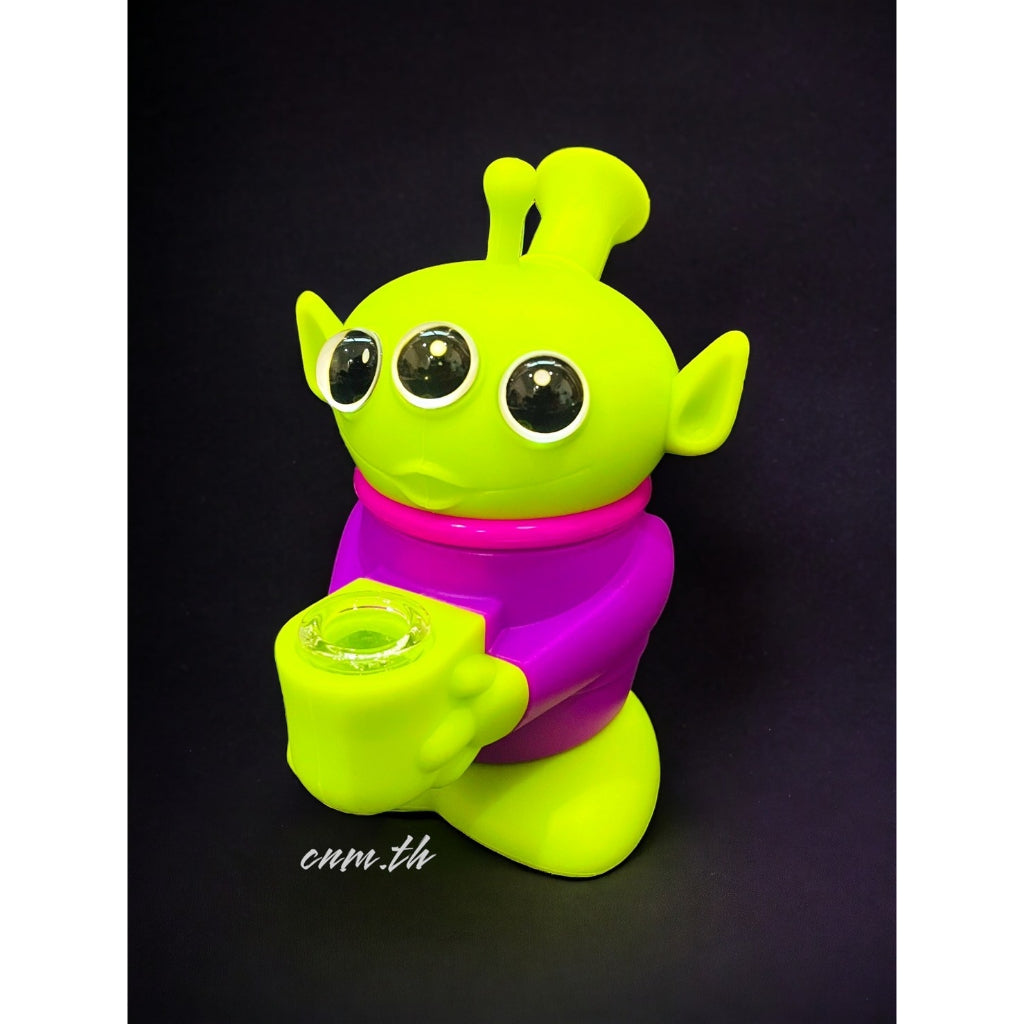 (พร้อมส่ง) ซิลิโคน บ้องแก้ว การ์ตูน คัพสายเขียว วิทยาศาสตร์ โจ๋ข้อต่อน่าสะสม
