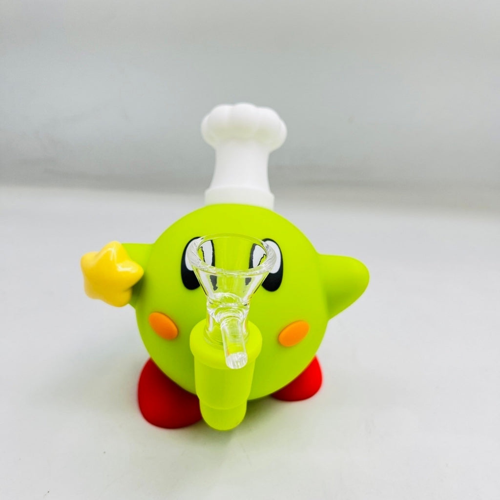 (พร้อมส่ง) ซิลิโคน บ้องแก้ว การ์ตูน คัพสายเขียว วิทยาศาสตร์ โจ๋ข้อต่อน่าสะสม