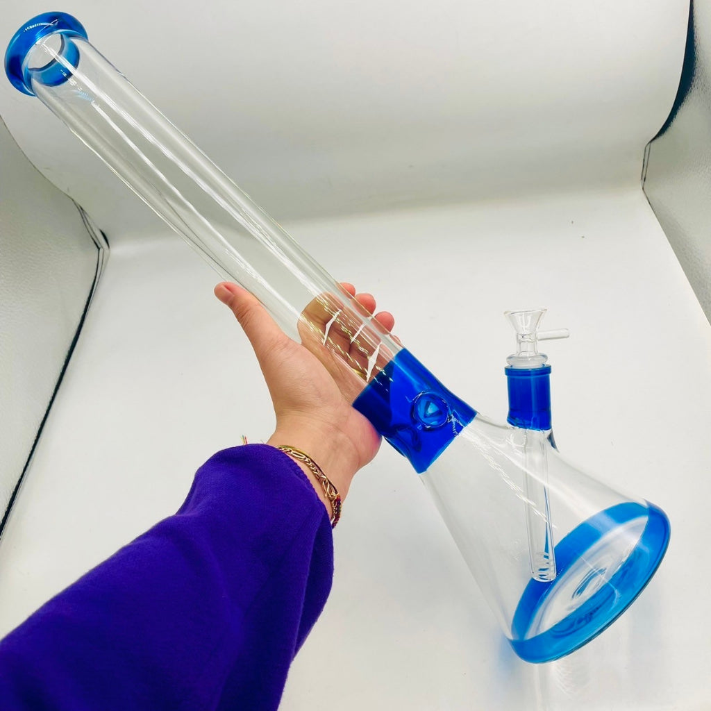 (พร้อมส่ง) บ้องแก้ว ใหญ่45CM  ขนาดใหญ่  คัพสายเขียว หลอดวิทยาศาสตร์ โจ๋ข้อต่อน่าสะสม14MM