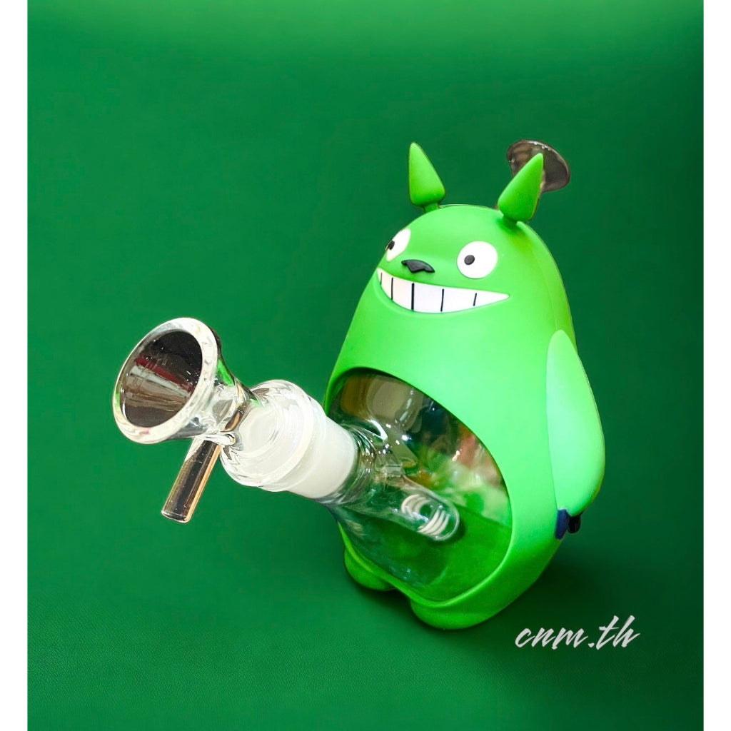 (พร้อมส่ง) บ้องซิลิโคน   การ์ตูน คัพสายเขียว หลอดวิทยาศาสตร์ โจ๋ข้อต่อน่าสะสม