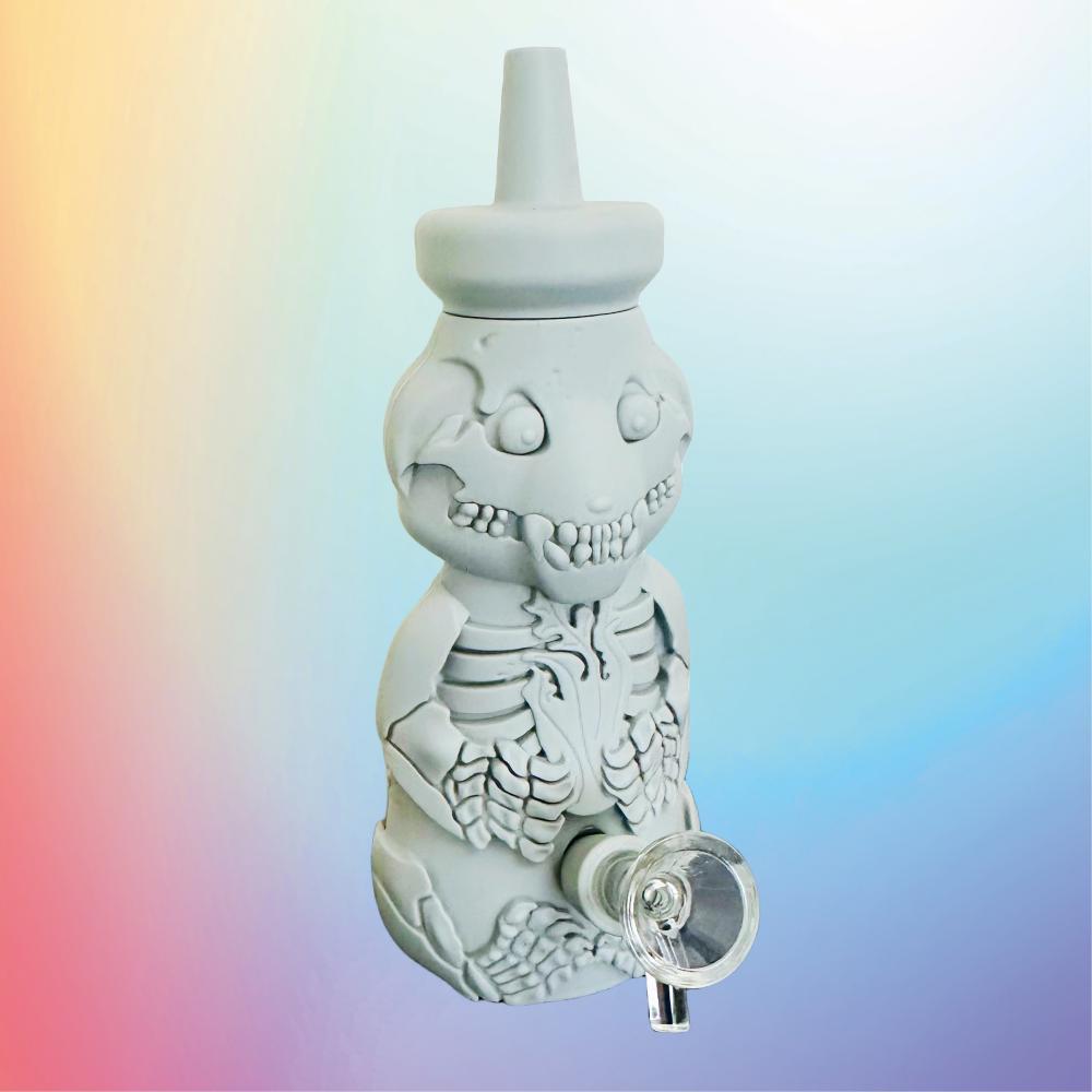(พร้อมส่ง) บ้องซิลิโคน   การ์ตูน คัพสายเขียว หลอดวิทยาศาสตร์ โจ๋ข้อต่อน่าสะสม