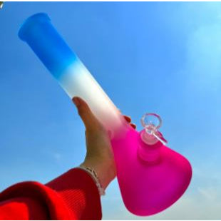 (พร้อมส่ง) บ้องแก้ว35CM  ขนาดใหญ่  คัพสายเขียว หลอดวิทยาศาสตร์ โจ๋ข้อต่อน่าสะสม14MM XYX01