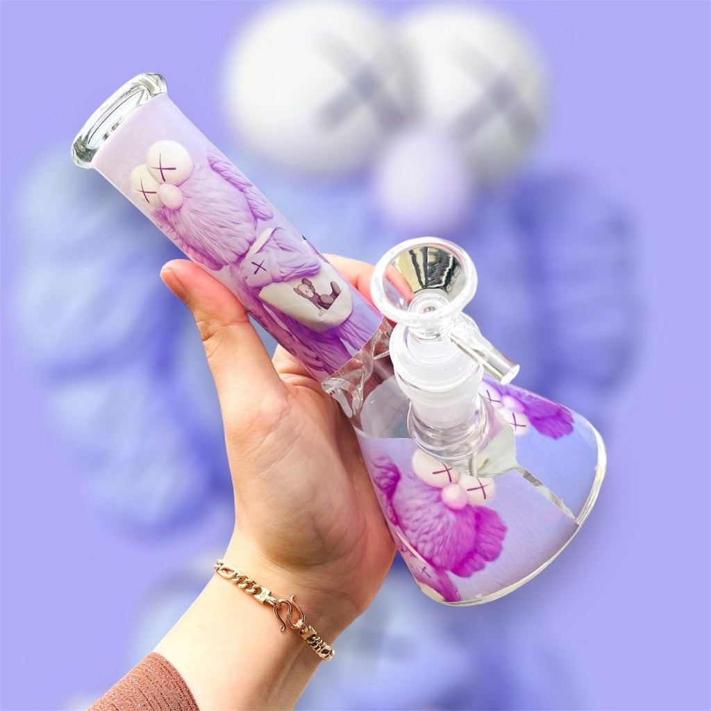 (พร้อมส่ง) บ้องแก้ว ขนาดใหญ่ คัแก้วสายเขียว วิทยาศาสตร์ โจ๋ ข้อต่อน่าสะสม14MM