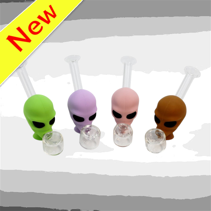 (พร้อมส่ง) ซิลิโคน บ้องแก้ว การ์ตูน คัพสายเขียว วิทยาศาสตร์ โจ๋ข้อต่อน่าสะสม