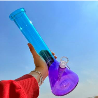 (พร้อมส่ง) บ้องแก้ว35CM  ขนาดใหญ่  คัพสายเขียว หลอดวิทยาศาสตร์ โจ๋ข้อต่อน่าสะสม14MM XYX01