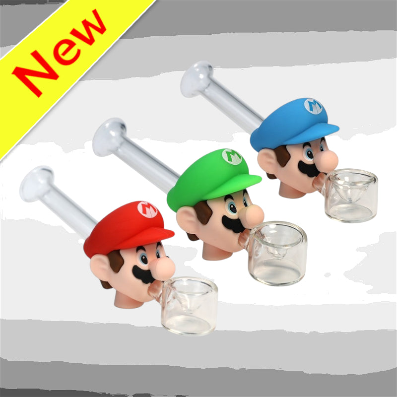 (พร้อมส่ง) ซิลิโคน บ้องแก้ว การ์ตูน คัพสายเขียว วิทยาศาสตร์ โจ๋ข้อต่อน่าสะสม